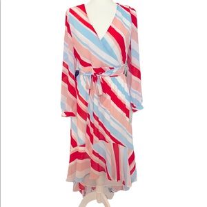 NWT High-Low Striped Dress